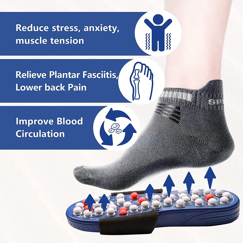 Pain Relief Massage Slides Reflexology Sandals Plantar Fasciitis Arch Neuropathy