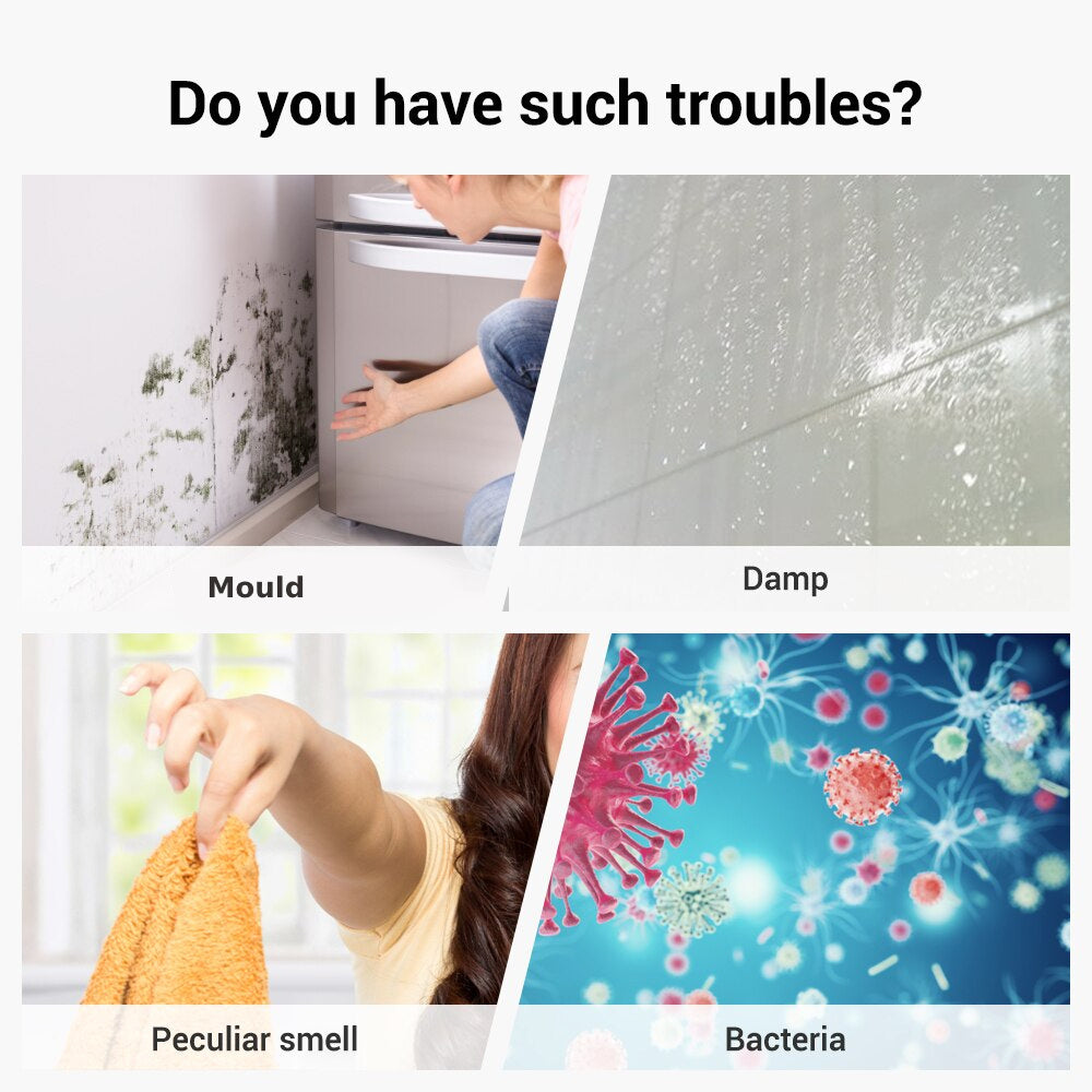 Air Moisture Remover Dehumidifier 500ml For Home Basement Bathroom Wardrobe - Stop Mould