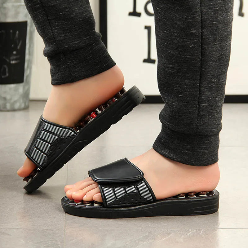 Pain Relief Massage Slides Reflexology Sandals Plantar Fasciitis Arch Neuropathy