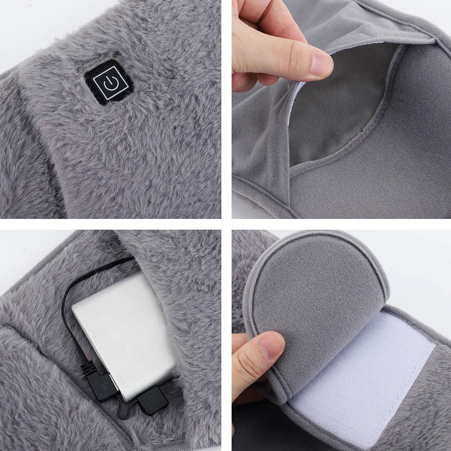 Hands & Tummy Warmer Belt USB Charging Pockets Hot Therapy Warming Pad-Genie Superhealth Store
