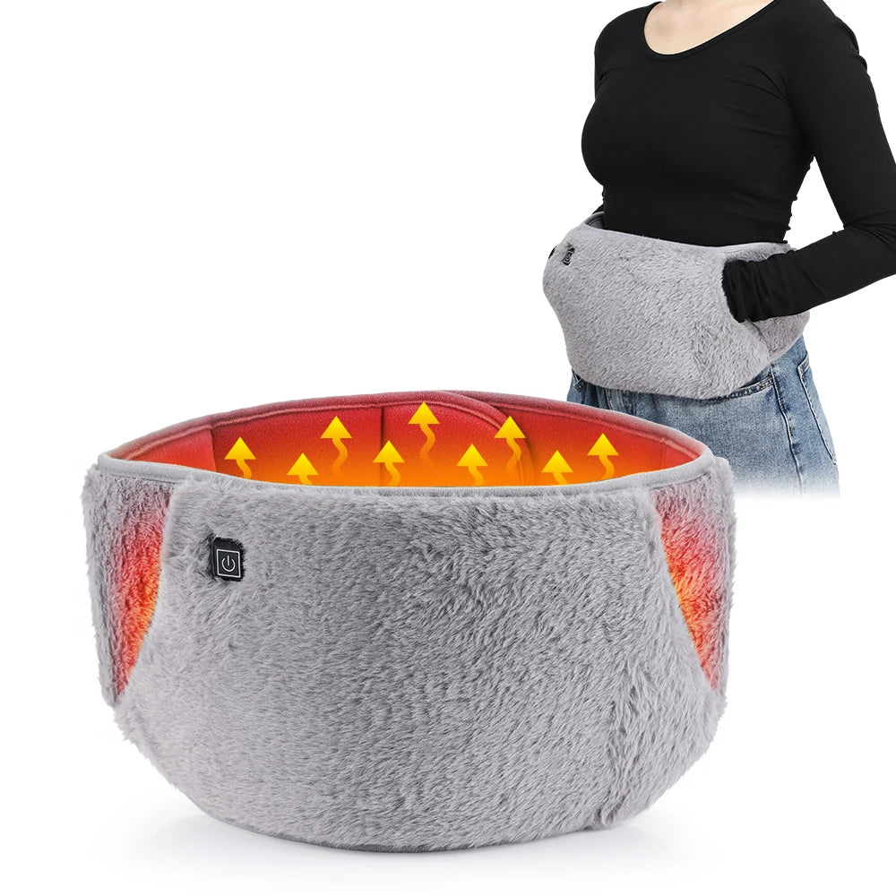 Hands Heated Pad Warmer Heating Belt USB Charging Winter Heater Waist Hot Compress Uterus Warming Pad
