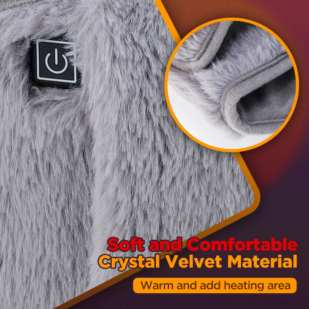 Hands Heated Pad Warmer Heating Belt USB Charging Winter Heater Waist Hot Compress Uterus Warming Pad
