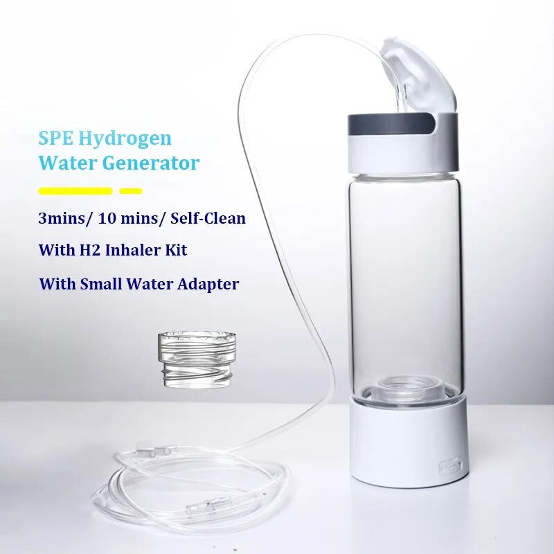 Hydrogen Water Generator Bottle DuPont Premium Membrane 380ml 3000ppb Ioniser Kit-Genie Superhealth Store