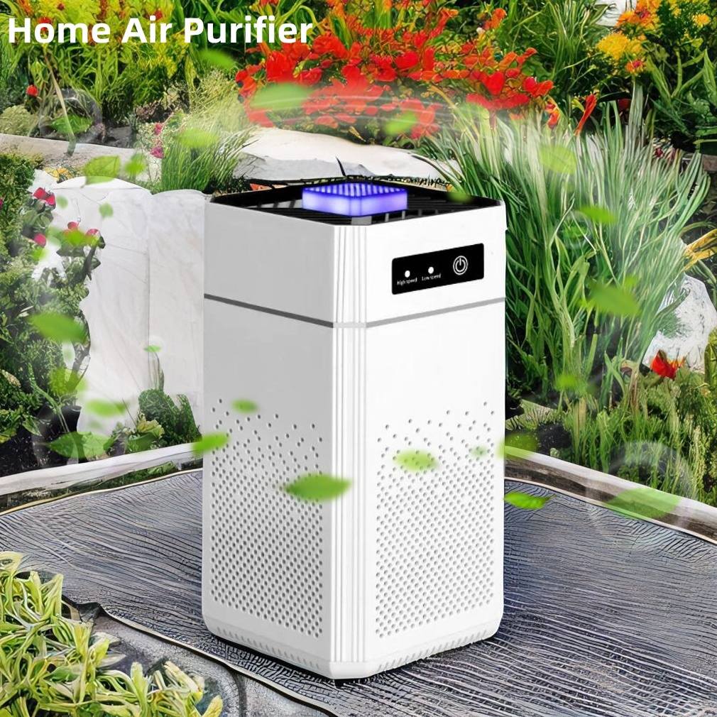 Home Air Purifier 3-in-1 HEPA PM2.5 Filter and Healthy Ions and Mold Removal-Negative Ion Air Purifier with PM2.5 HEPA Filter and Powerful UV Light Sterilisation-Genie Health+Beauty Store