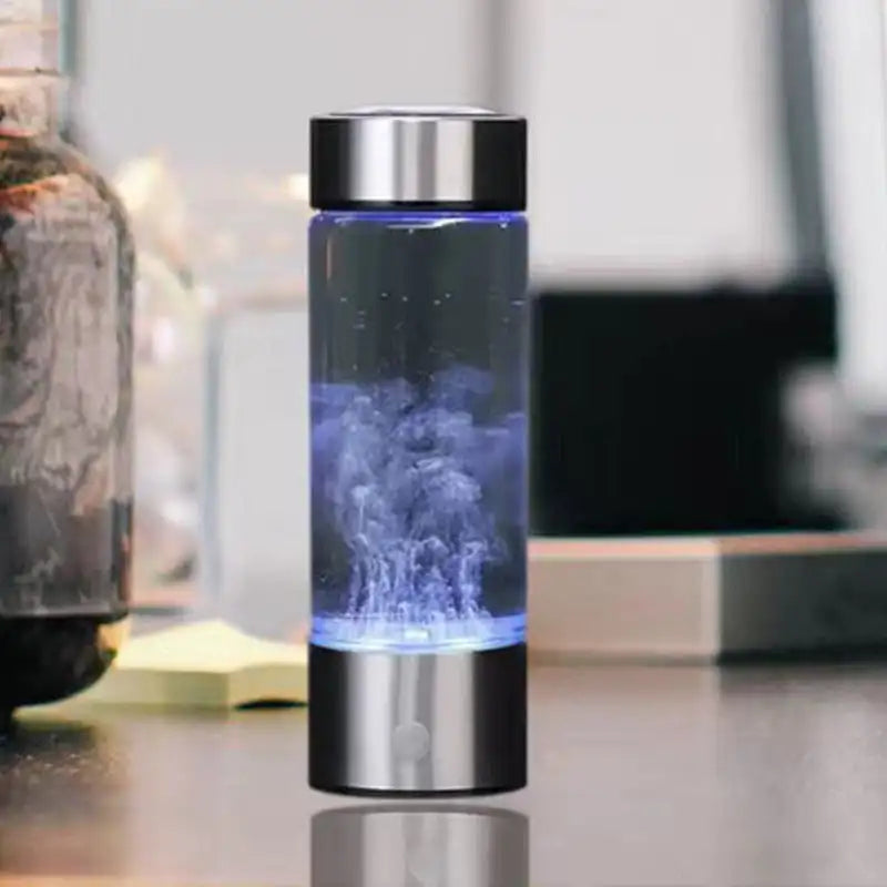 Hydrogen Water Bottle Generator 420ml Ioniser Super Health Drink 1200mAh-Genie Superhealth Store