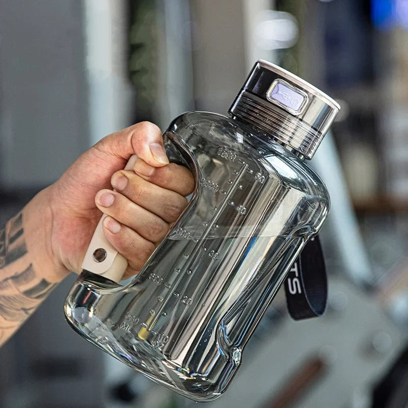 Hydrogen Water Bottle Portable Sports Water Bottle Large Capacity 1.5L Jug-Genie Health+Beauty Store