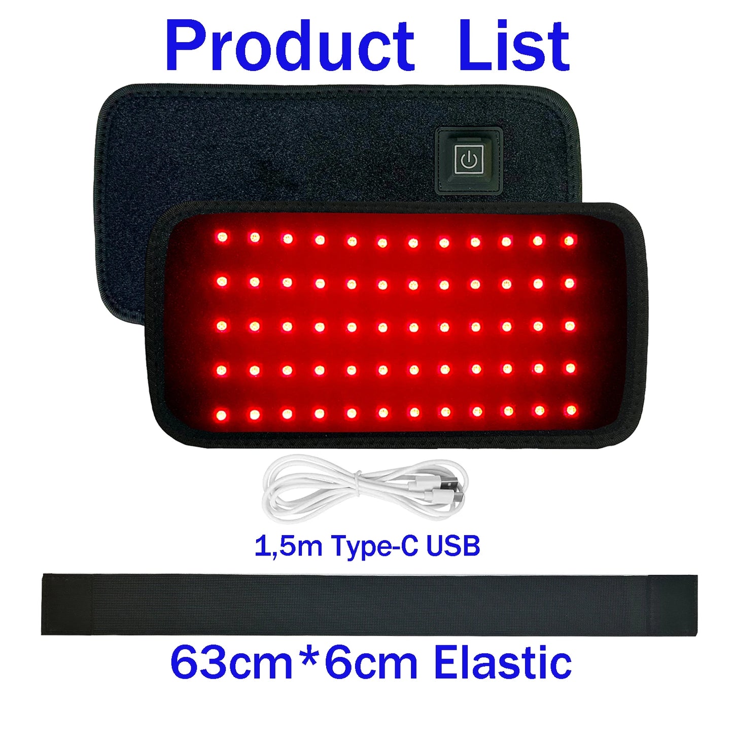 Red Light Belt for Pain Relief Infrared 660nm-850nm Anti-Aging Device-Genie Health+Beauty Store