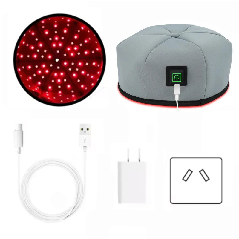 Red Light Hair Loss Treatment Cap for Baldness Thinning Infrared Therapy Hat for Alopecia-Genie Health+Beauty Store