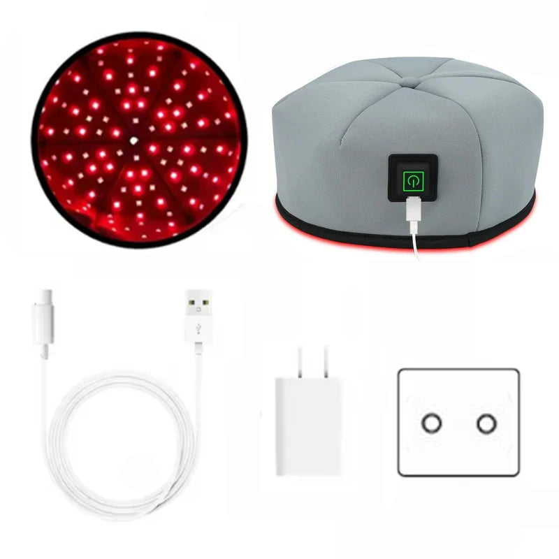 Red Light Hair Loss Treatment Cap for Baldness Thinning Infrared Therapy Hat for Alopecia-Genie Health+Beauty Store