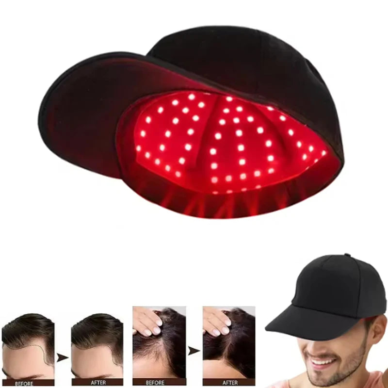Red Light Hair Loss Treatment Cap for Baldness Thinning Infrared Therapy Hat for Alopecia-Genie Health+Beauty Store