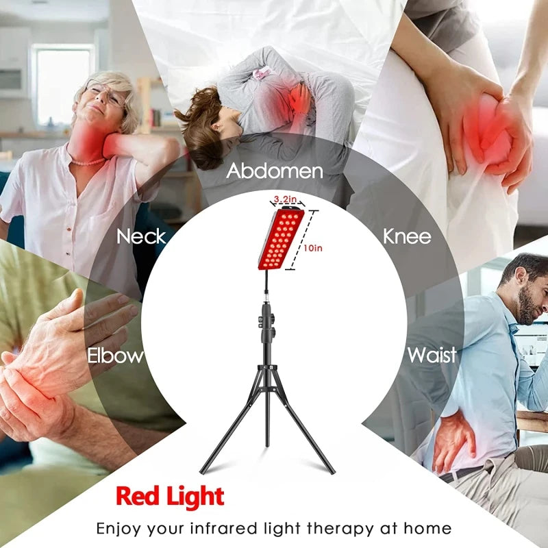 Red Light Therapy Kit with Tripod, Remote and 180 LEDs Infrared Panel-Genie Superhealth Store