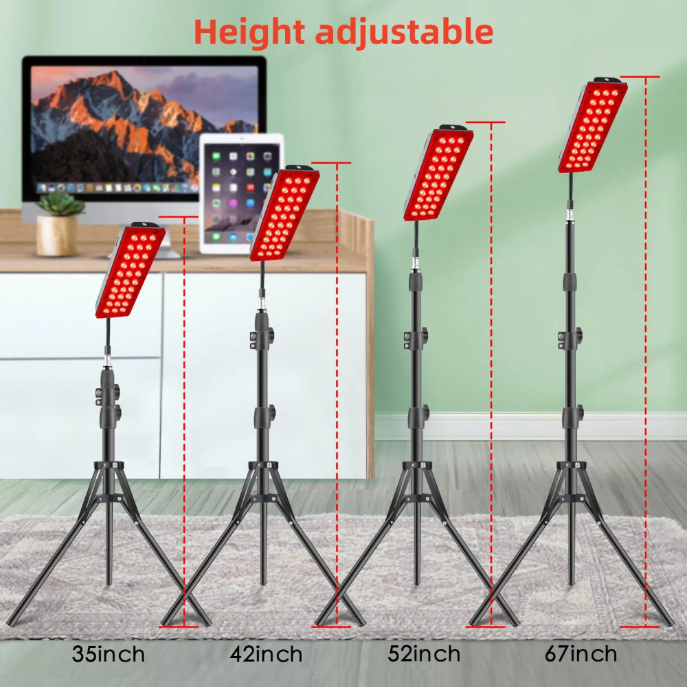 Red Light Therapy Kit with Tripod, Remote and 180 LEDs Infrared Panel-Genie Superhealth Store