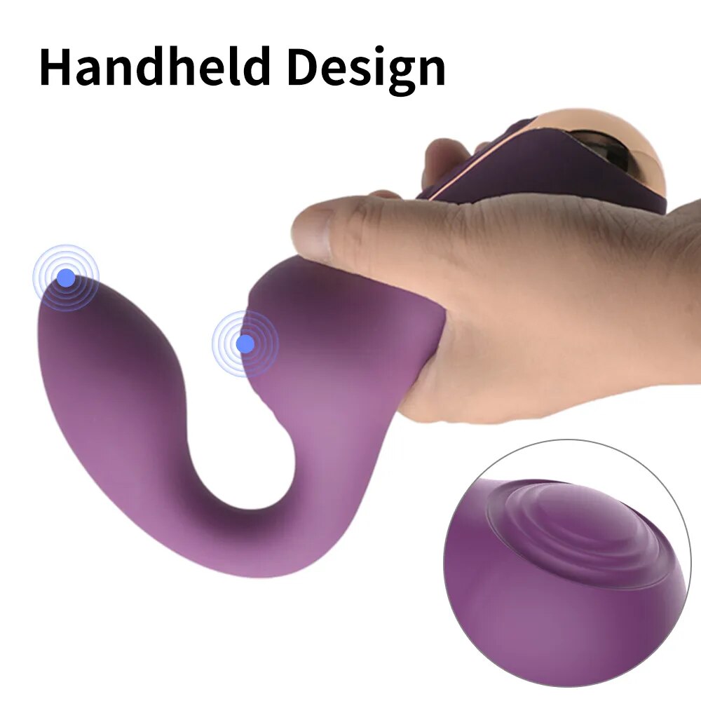 Clitoris & G-Spot Sex Toy Vibrator "The Hook" Women's Massager AV Wand