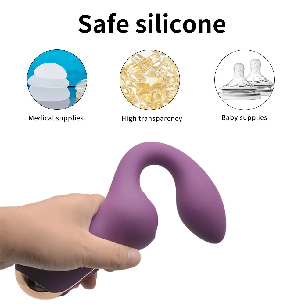 Clitoris & G-Spot Sex Toy Vibrator "The Hook" Women's Massager AV Wand