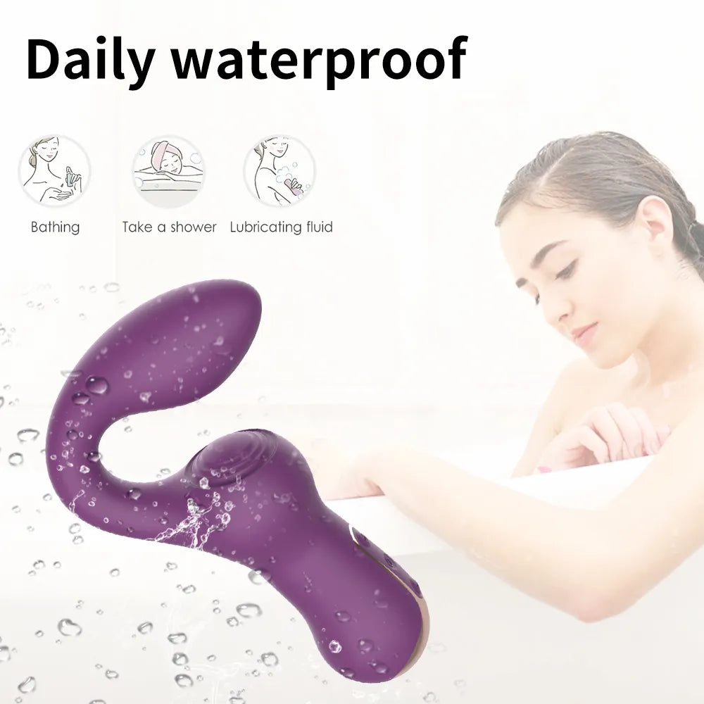 Clitoris & G-Spot Sex Toy Vibrator "The Hook" Women's Massager AV Wand