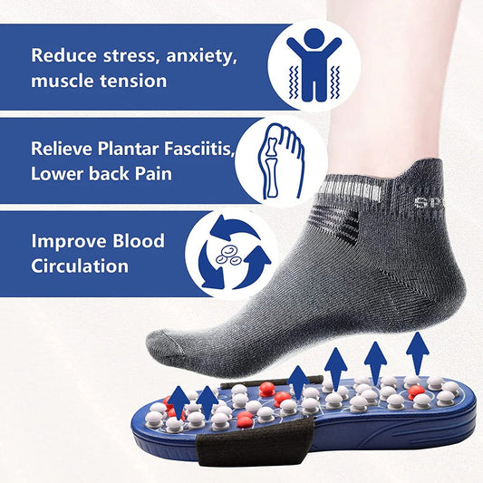 Pain Relief Massage Slides Reflexology Sandals Plantar Fasciitis Arch Neuropathy