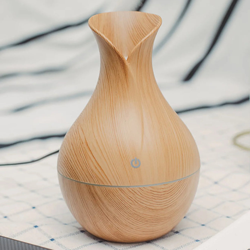 Air Diffuser Mini Essential Oils USB Plug Mist Maker Tulip Shape 200ml-aroma-Genie Health+Beauty Store