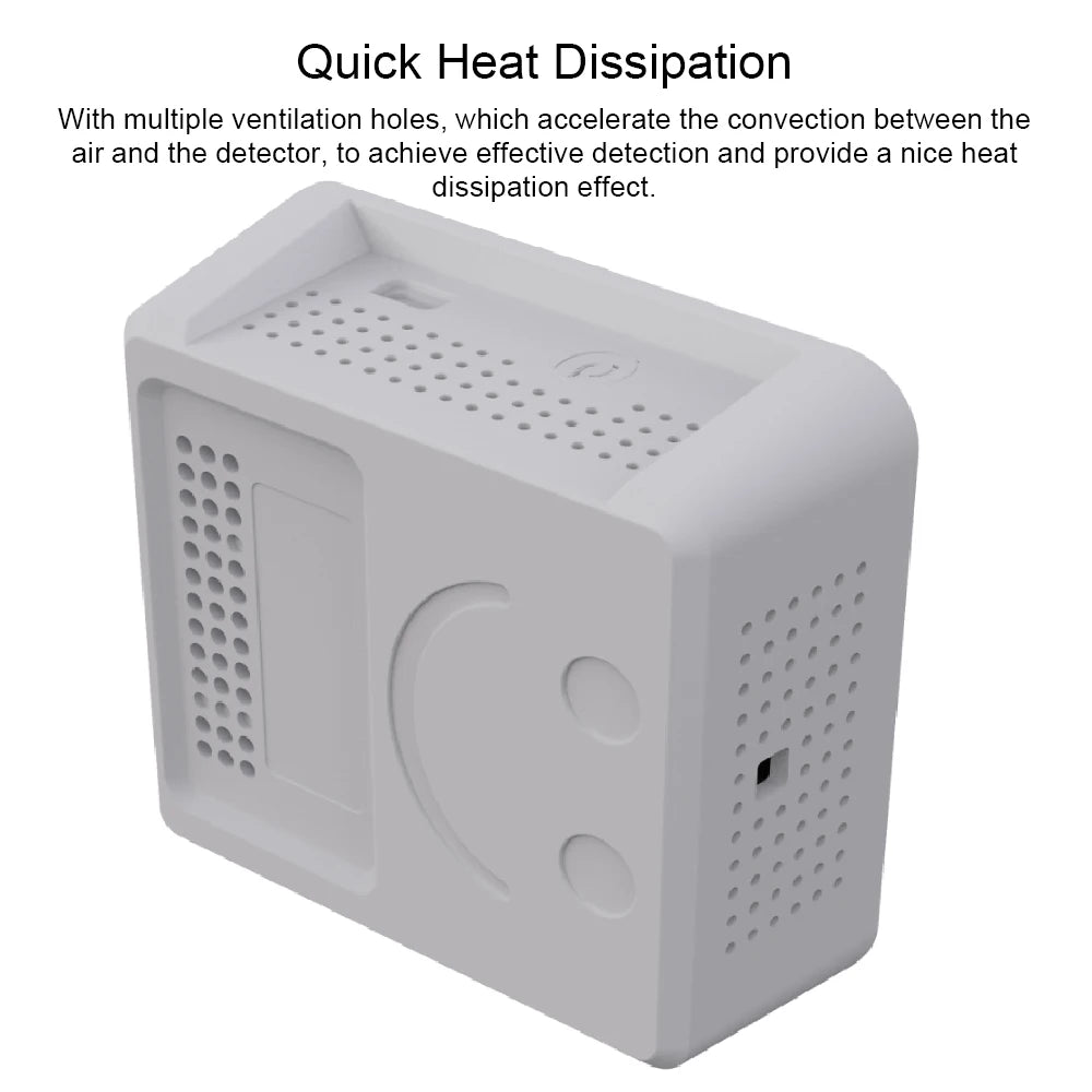 Air Quality Monitor 9-in-1 CO2 Meter Temperature Humidity Carbon Dioxide Detector-air quality monitor-Genie Health+Beauty Store