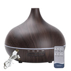 Essential Oils Aroma Diffuser Large 550ml Classic Wood USB With 7 LED Lights