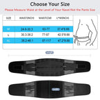 Back Brace Pain Relief Lumbar Support Gym Sports Injuries Work Sprains Lifting Exercising-Genie Superhealth Store
