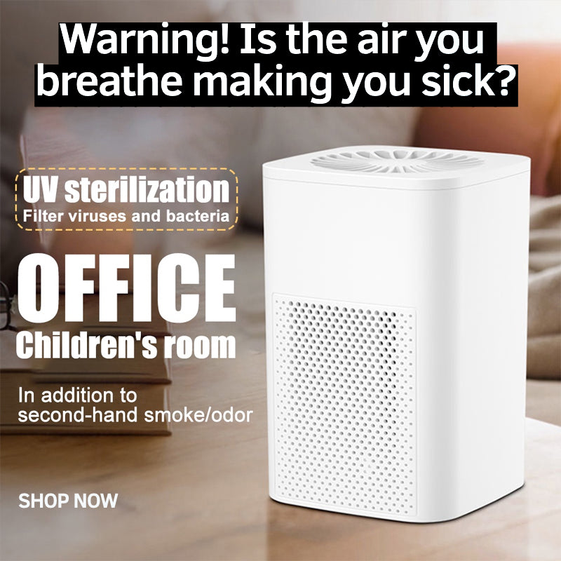 Air Purifier HEPA PM2.5 Double Filter Ion Generator and Hay Fever Mold Prevention-Genie Superhealth Store