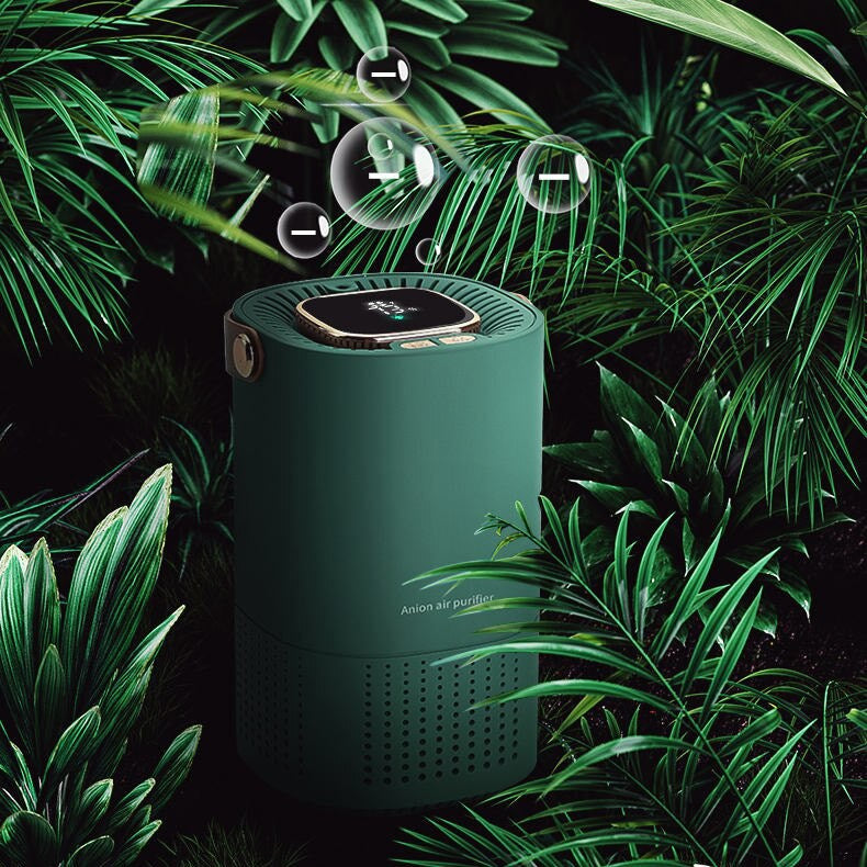 Air Purifier and Ion Generator 2000mAh Battery HEPA Filter Mold Removal-Portable HEPA-Filter Air Purifier And Negative Ion Generator-Genie Health+Beauty Store