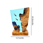 Desk Lamp Scuba Diving Seabed Exploring Deep Sea Divers Ocean Desk Lamp