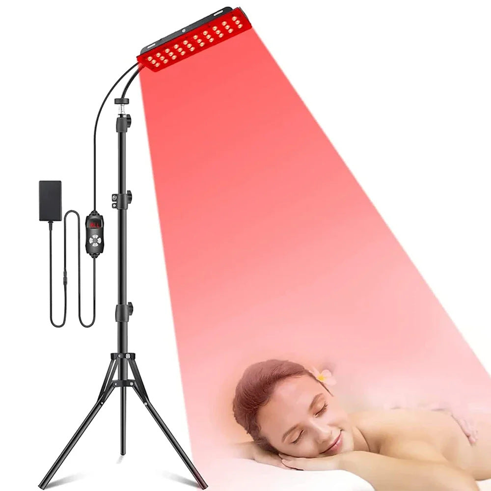 Red Light Therapy Kit with Tripod, Remote and 180 LEDs Infrared Panel