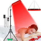 Red Light Therapy Kit with Tripod, Remote and 180 LEDs Infrared Panel-Genie Superhealth Store