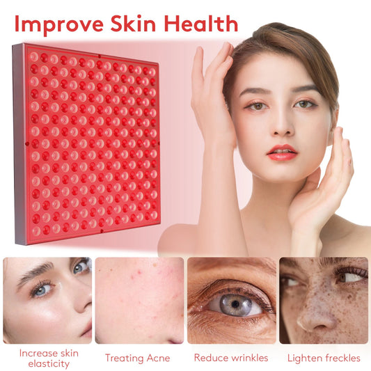 Red Light Therapy Panel Lamp 225 LEDs For Health Skin Care Anti-Aging Body Pain Relief 31cm / 12inch
