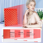 Red Light Panel 225 LEDs Infrared Therapy for Skin Repair Anti Aging Pain Relief 31cm / 12inch-Genie Superhealth Store