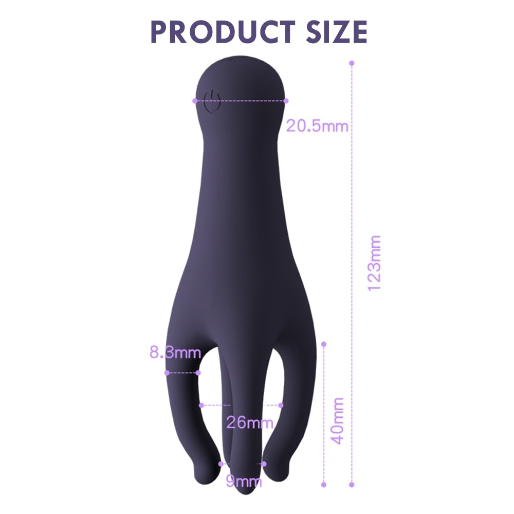 Men's Pleasure Stimulator Penis Vibrator Tantric Glans Massager Male Sex Toy Adults