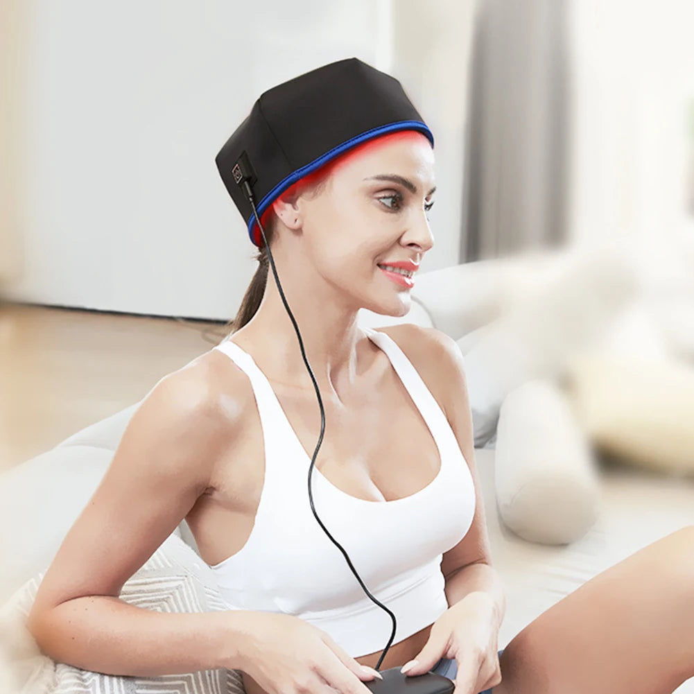 Red Light Hat Hair Loss Treatment Cap for Baldness Thinning Infrared Therapy Alopecia