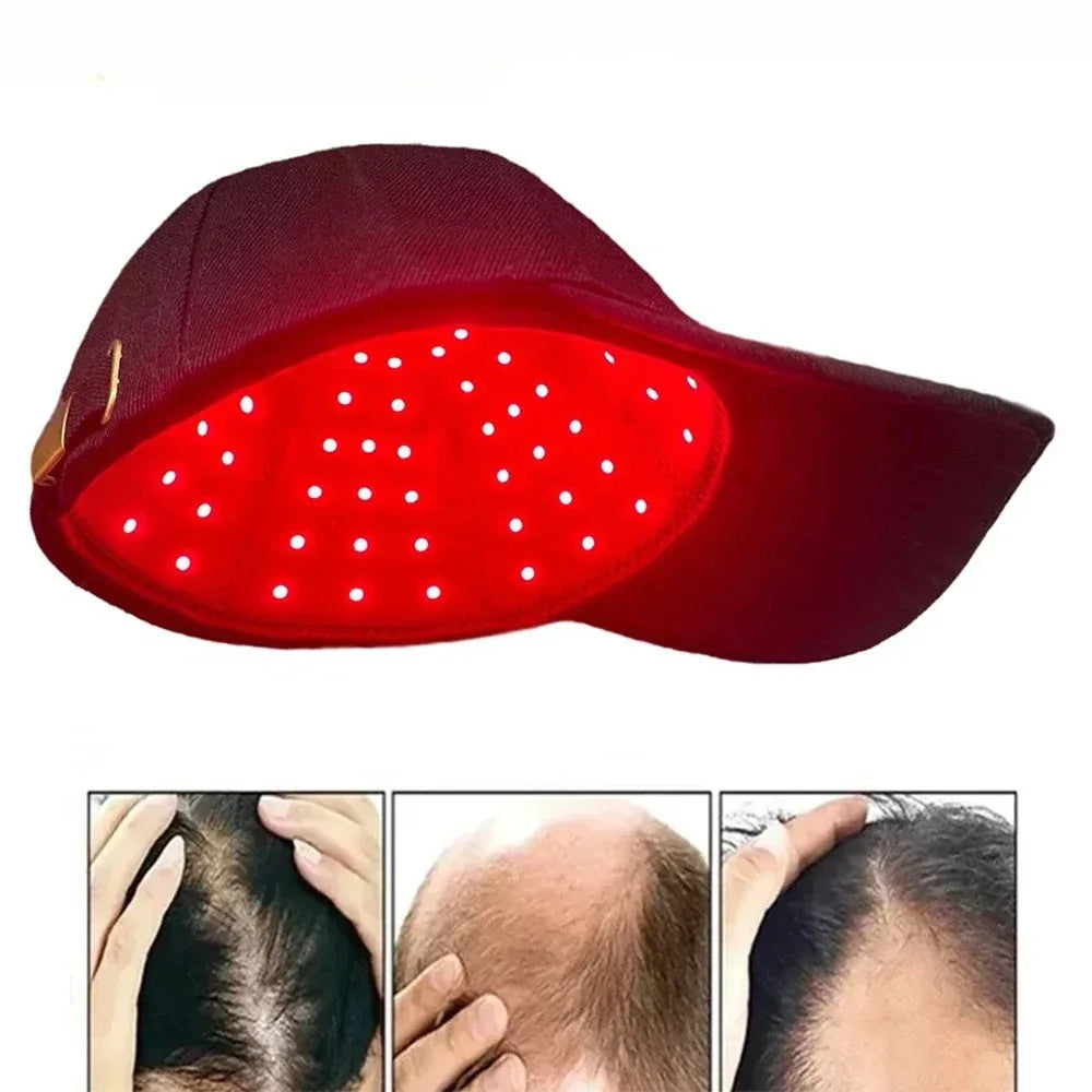Red Light Hair Loss Treatment Cap for Baldness Thinning Infrared Therapy Hat for Alopecia-Genie Health+Beauty Store