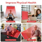 Red Light Panel 225 LEDs Infrared Therapy for Skin Repair Anti Aging Pain Relief 31cm / 12inch-Genie Superhealth Store