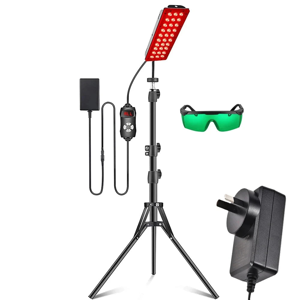 Red Light Therapy Kit with Tripod, Remote and 180 LEDs Infrared Panel-Genie Superhealth Store