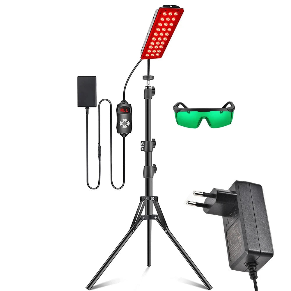 Red Light Therapy Kit with Tripod, Remote and 180 LEDs Infrared Panel-Genie Superhealth Store