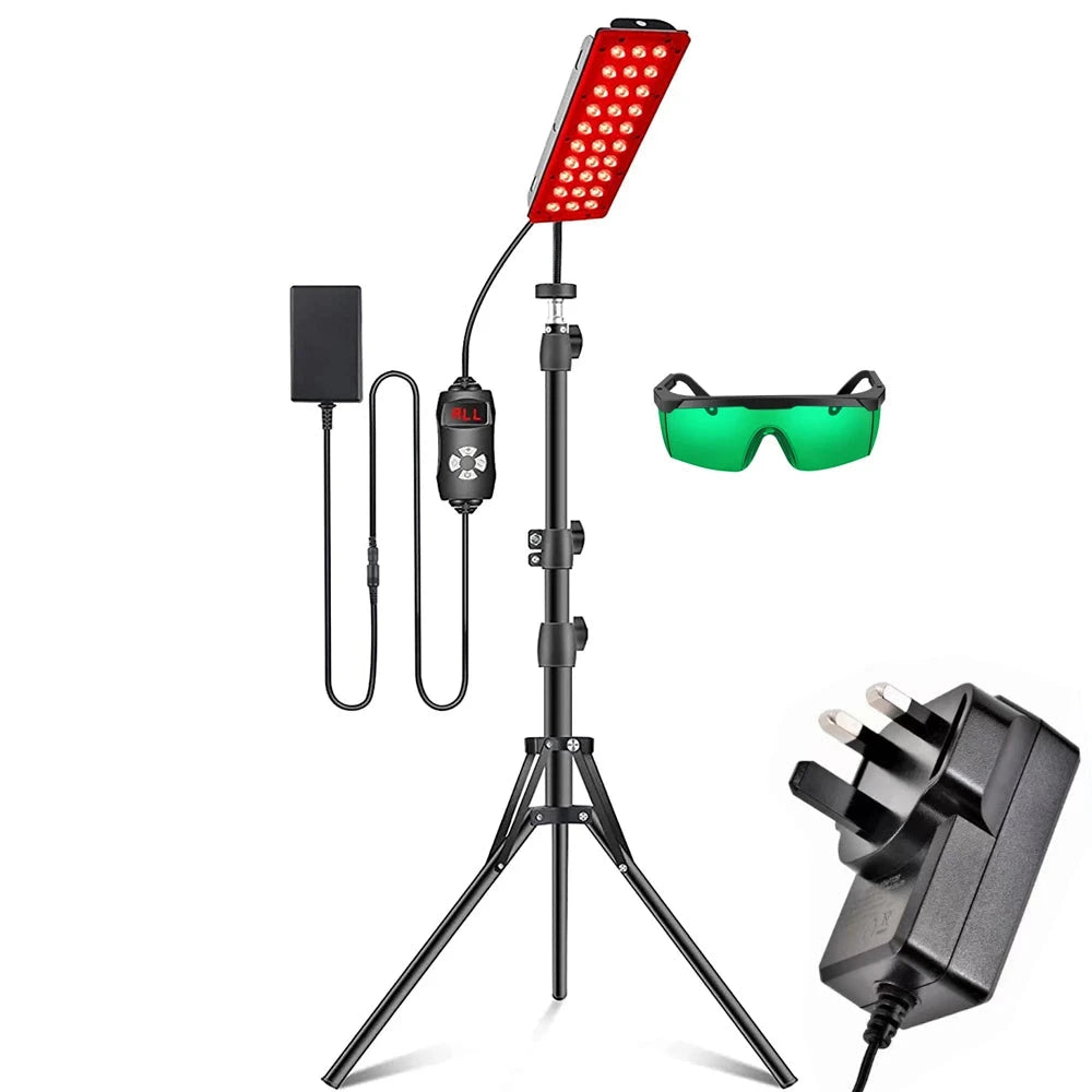 Red Light Therapy Kit with Tripod, Remote and 180 LEDs Infrared Panel-Genie Superhealth Store