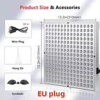 Red Light Panel 225 LEDs Infrared Therapy for Skin Repair Anti Aging Pain Relief 31cm / 12inch-Genie Superhealth Store