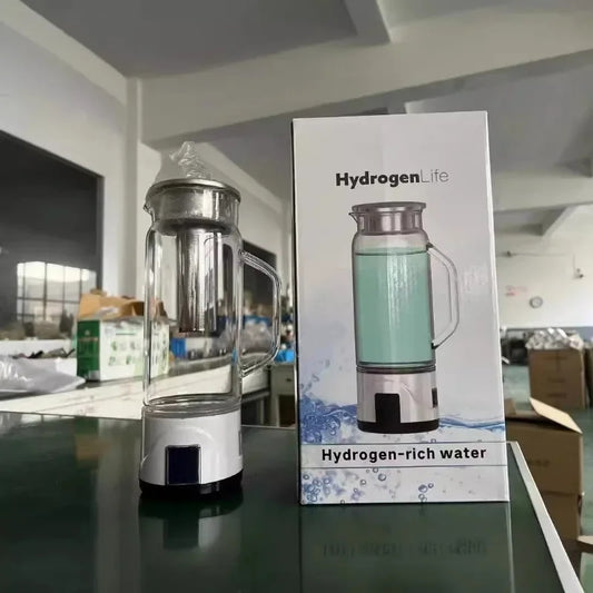 Rich Hydrogen Water Maker Kettle Jug Health Detox Generator Rechargeable 1L