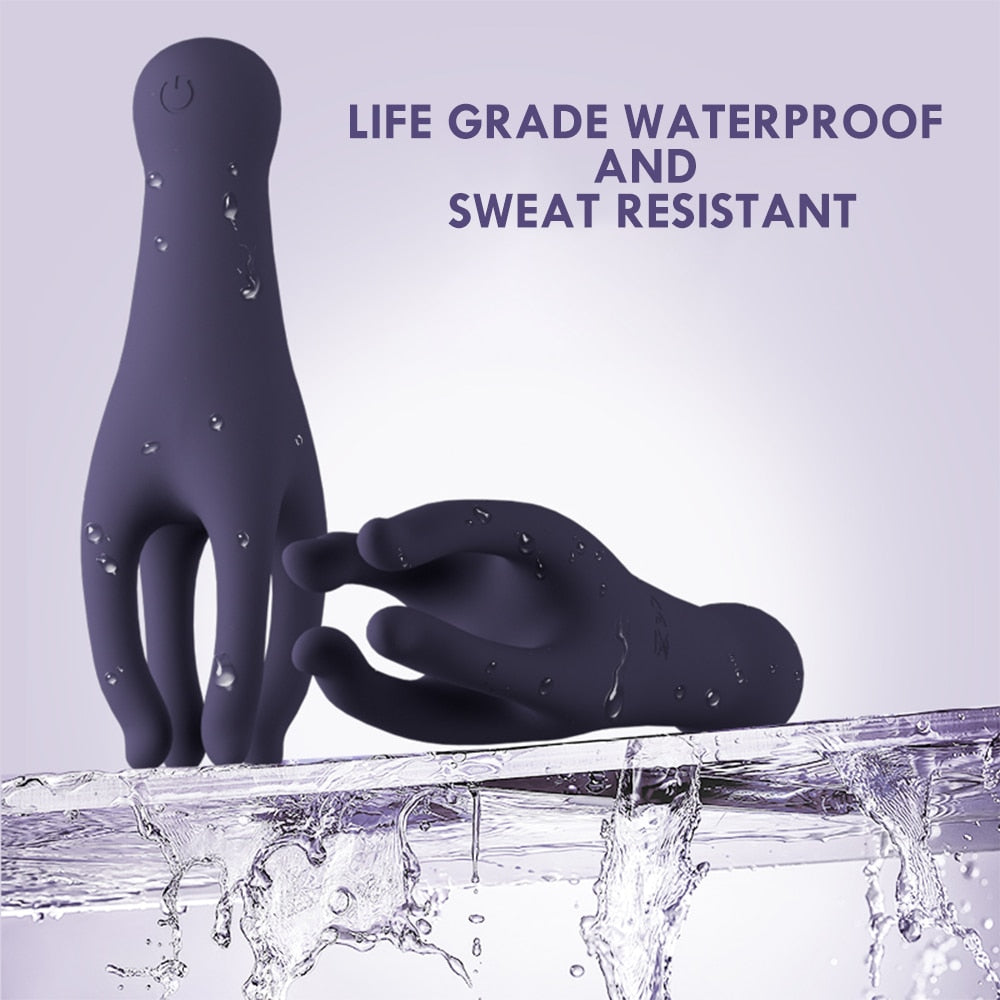 Men's Pleasure Stimulator Penis Vibrator Tantric Glans Massager Male Sex Toy Adults