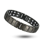 Magnetic Bracelet Double Row Powerfule Rare Earth Magnets Pain Relief