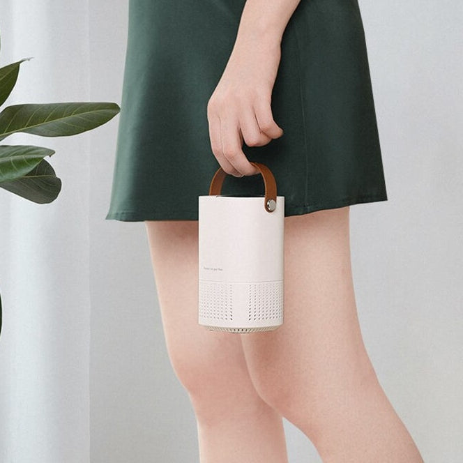Air Purifier and Ion Generator 2000mAh Battery HEPA Filter Mold Removal-Portable HEPA-Filter Air Purifier And Negative Ion Generator-Genie Health+Beauty Store