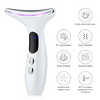 Red Light Face & Neck Anti-Aging Microcurrent Device Skin Wrinkles Removal