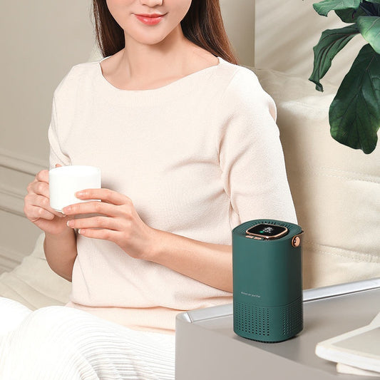 Portable Air Purifier & Negative Ion Generator With 2000mAh Battery & HEPA Filter