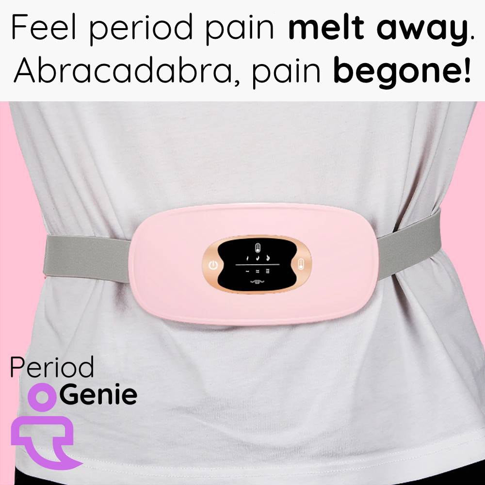 Menstrual Period Pain Relief Heating Massage Pad for Cramps Bloating and Tension-Genie Superhealth Store