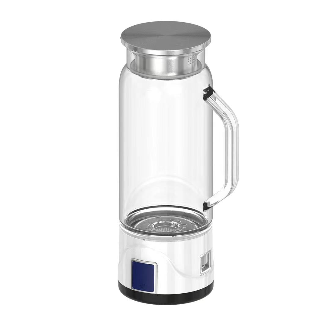 Hydrogen Water Kettle Health Detox Home Jug Rechargeable 1L-Mini Rechargeable Hydrogen Water Kettle Generator 1L-Genie Health+Beauty Store
