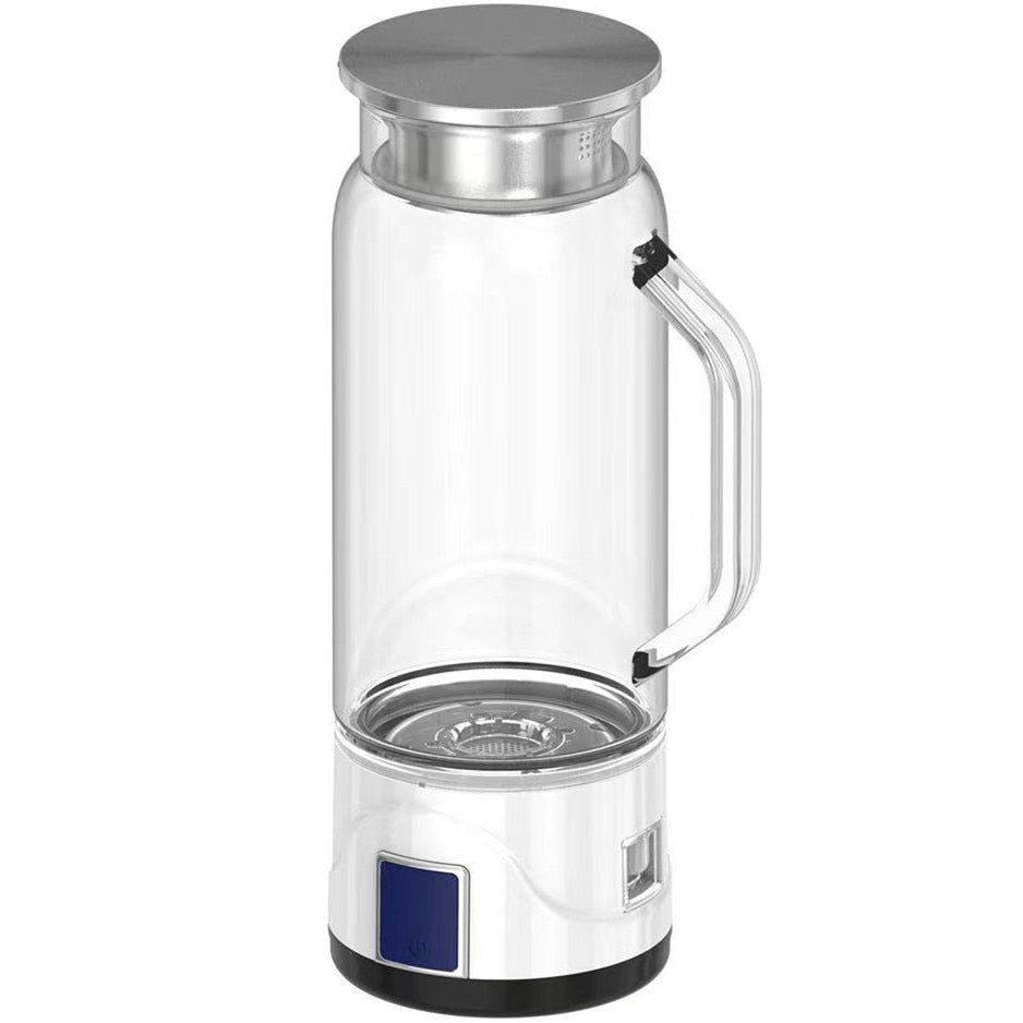 Hydrogen Water Kettle Health Detox Home Jug Rechargeable 1L-Mini Rechargeable Hydrogen Water Kettle Generator 1L-Genie Health+Beauty Store
