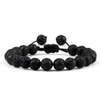 Lava Stones Power Bracelet Consciousness Tiger's Eye Fortune Lucky Charm