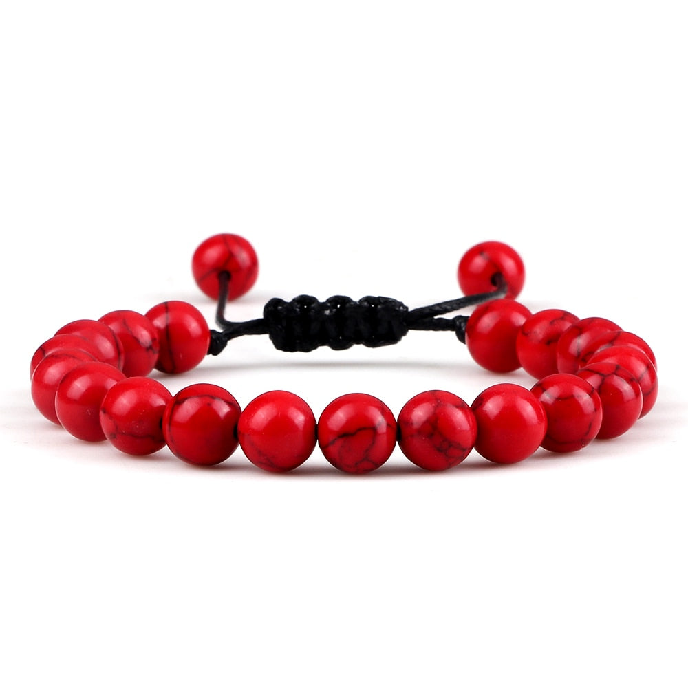Lava Stones Power Bracelet Consciousness Tiger's Eye Fortune Lucky Charm-Lava Rock Natural Tiger's Eye bracelet-Genie Health+Beauty Store